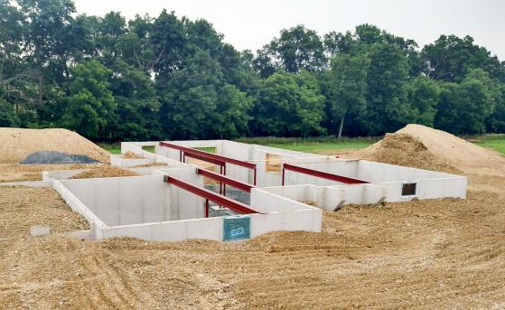 Poured Concrete foundation Poured Concrete foundation by Concrete Walls Unlimited.